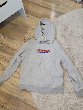 Kirkland Signature Gray Costco Logo Hoodie